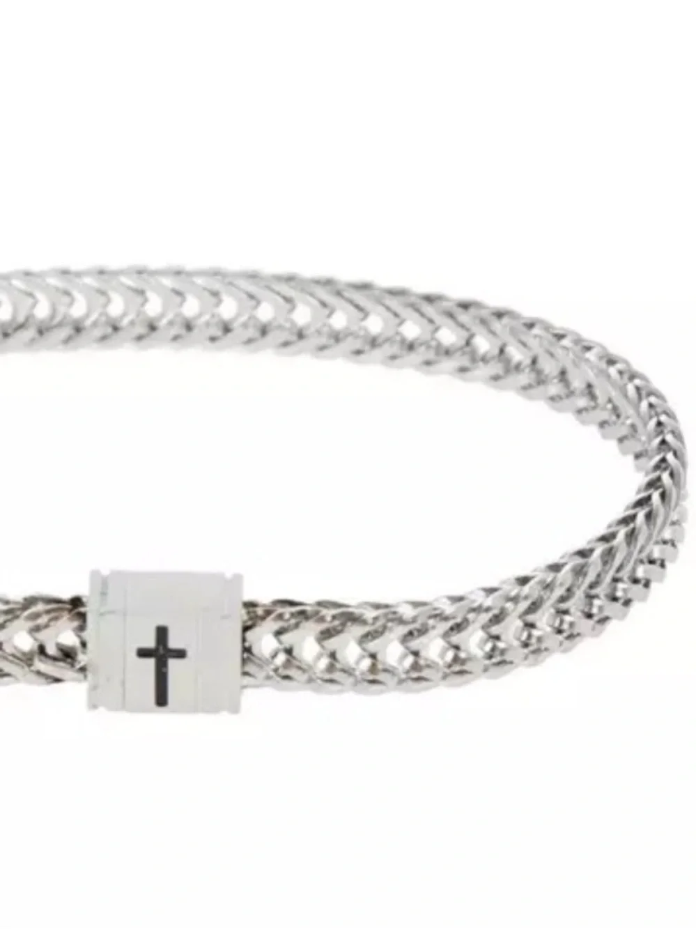 Cross Stainless Steel Snake Chain Waterproof Magnetic Waterproof Bracelet